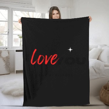 Discover I Love You Fleece Blankets