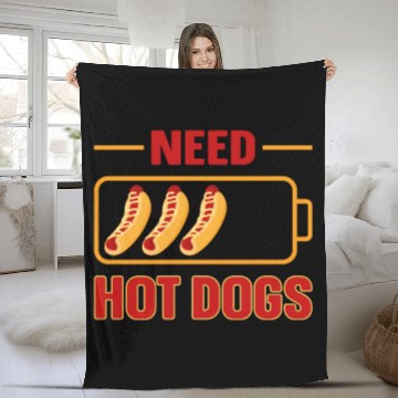 Discover Hot Dog Adult Battery Need Hot Fleece Blankets