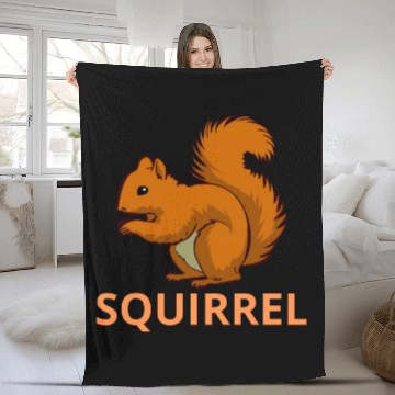 Discover SQUIRREL Fleece Blankets