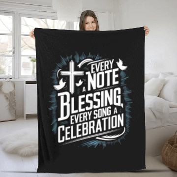 Discover Prayer Songs Jesus Christ Religious Music Praise Fleece Blankets