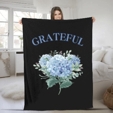 Discover Im grateful Fleece Blankets
