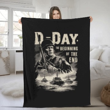 Discover D-Day The Beginning of the End 80th Anniversary 20 Fleece Blankets