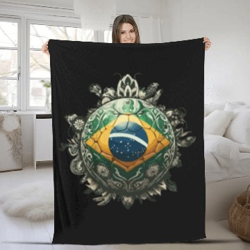 Discover brasil Fleece Blankets