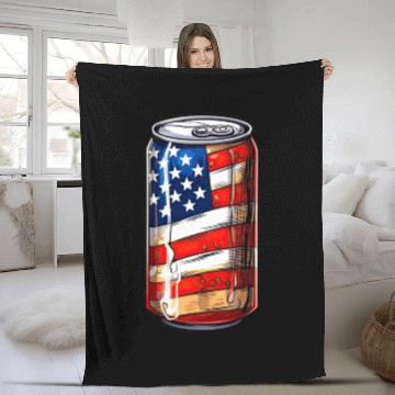 Discover 4th Of July. drink Fleece Blankets