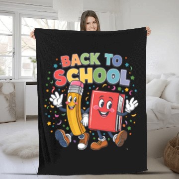 Discover A Vibrant And Cheerful Back to School Fleece Blankets