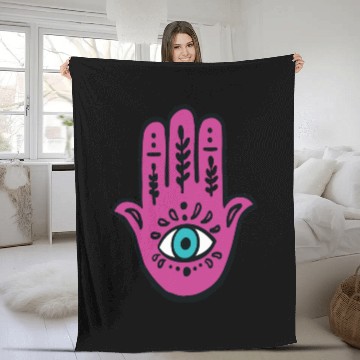 Discover Eye Spiritual Aesthetic Esoteric Mystical Themed Fleece Blankets