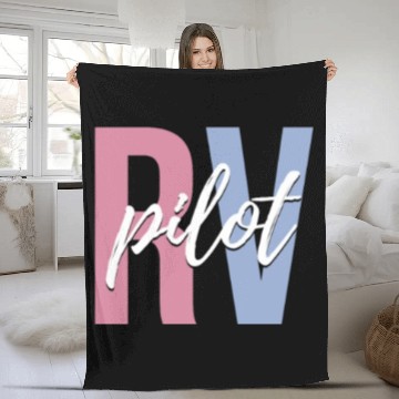 Discover Rv Camping Rv Driver Rv Camper Rv Lover Fleece Blankets