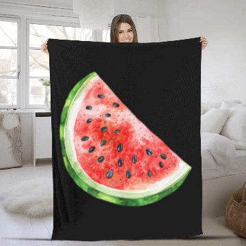 Discover Watermelon Clipart - Fresh Summer Fruit Designs, Fleece Blankets