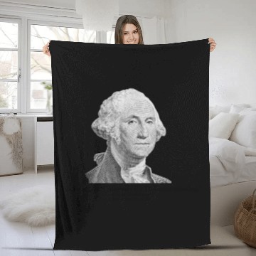 Discover Delaware Crossing AP US History George Washington Fleece Blankets