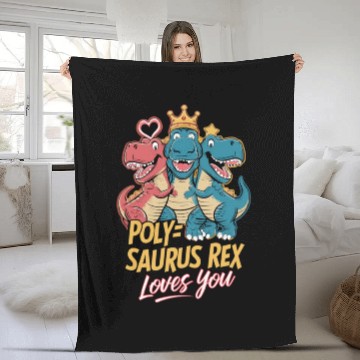 Discover Polyamorous community Polyamorous Parenting Loving Fleece Blankets
