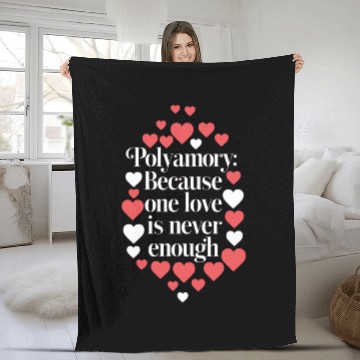 Discover Polyamorous community Polyamorous Parenting Loving Fleece Blankets