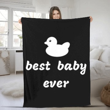 Discover best baby ever - cute newborn clothes for parents Fleece Blankets