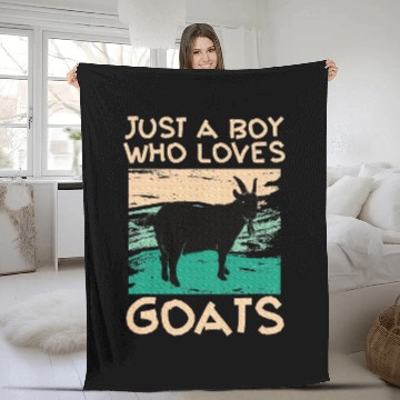 Discover Cool Goat Design Goat Farmer Farming Lovers Fleece Blankets
