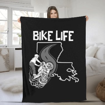 Discover Stunt BIKE LIFE Classic Fleece Blankets