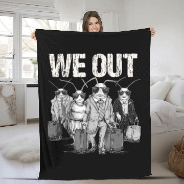 Discover Cicada We Out Brood Emergence Fleece Blankets