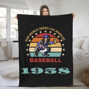 Discover SKIING Fleece Blankets