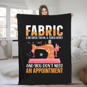 Discover Sewing & Quilting Lover Sewer Quilters novelty Fleece Blankets