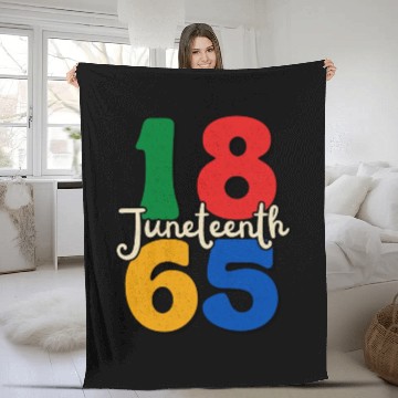 Discover Freedom day Juneteenth 1865 Fleece Blankets