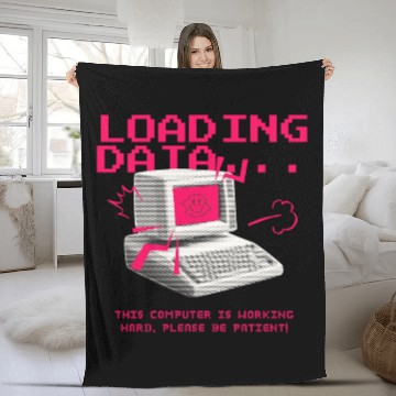 Discover Collection: Loading Data, This Computer... Fleece Blankets