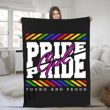 Discover Love Is Love Pride Colors Of Rainbow Equality fun Fleece Blankets