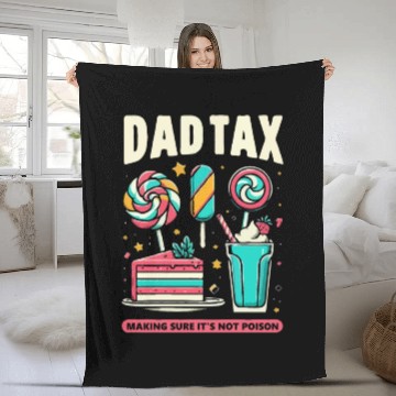 Discover Dad Tax making sure it's not poison Fleece Blankets