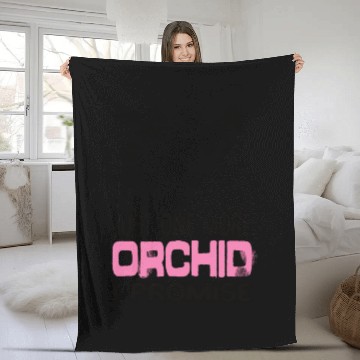 Discover Just One More Orchid I ProMise Orchids Plant Fleece Blankets