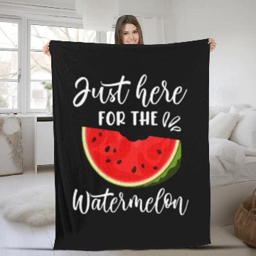 Discover Watermelon Squad Fruit Lover Fleece Blankets