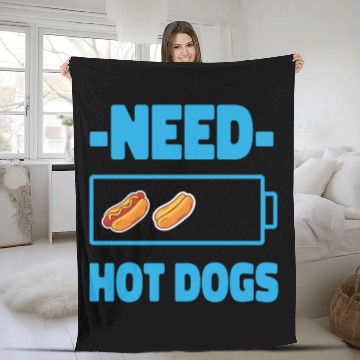 Discover Hot Dog Adult Battery Need Hot Fleece Blankets