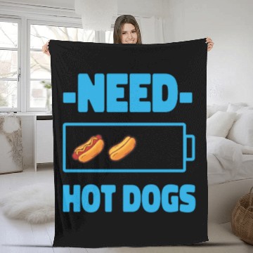 Discover Hot Dog Adult Battery Need Hot Fleece Blankets