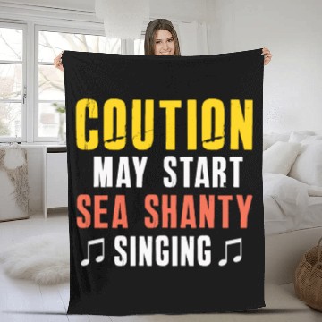 Discover Sailor Meme Pirate Ship Ocean Sailing Fleece Blankets