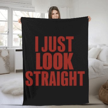 Discover I Just Look Straight LGBT Gay Lesbian Pride Month Fleece Blankets