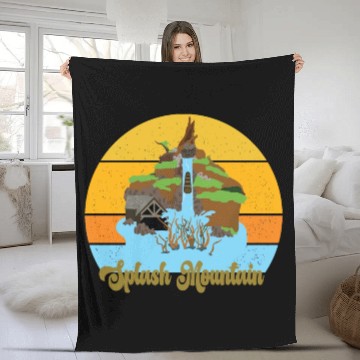 Discover Splash Mountain Fleece Blankets