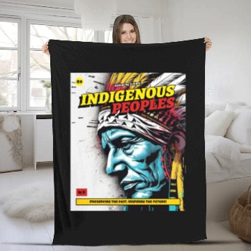 Discover Indigenous Peoples Embracing Culture Fleece Blankets
