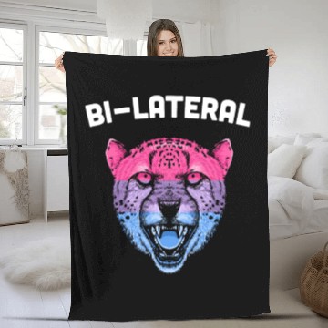 Discover Bilateral Bisexual LGBTQ Bi Pride Asexual Pride Mo Fleece Blankets