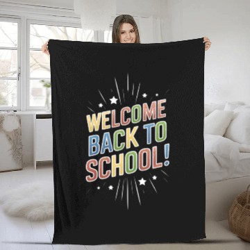 Discover 8Welcome Back To School Teacher First Day School Fleece Blankets