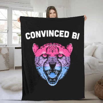 Discover Convinced Bi Bisexual LGBTQ Bi Pride LGBT Pride Mo Fleece Blankets
