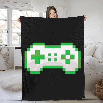 Discover Classic Video Game Controller Clothing Fleece Blankets