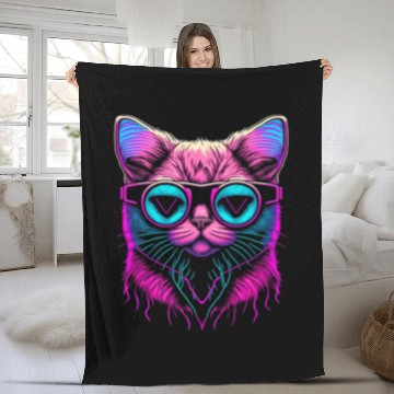 Discover Japanese Vaporwave Aesthetic Clothes Premium Fleece Blankets