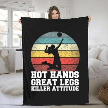 Discover Volleyball clothes volleyball Premium Fleece Blankets