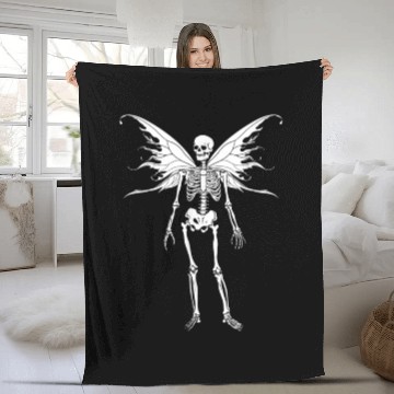 Discover Fairy Grunge Fairycore Aesthetic Skeleton Fleece Blankets