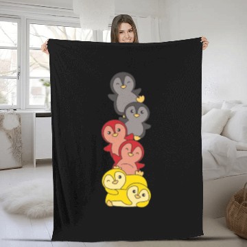 Discover German Flag Penguin German Germany Fleece Blankets