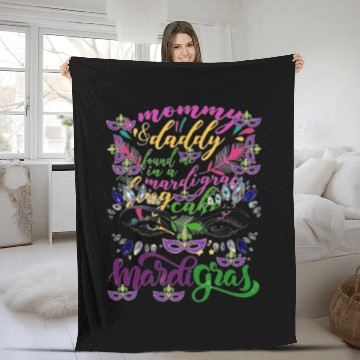 Discover "mardi gras Fleece Blankets"