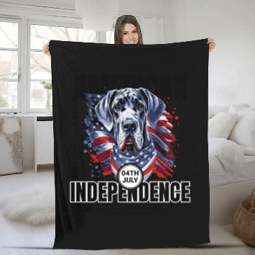 Discover Pennsylvania's Official State Dog: Great Dane Fleece Blankets