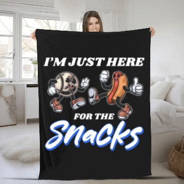 Discover Patriotic Fun: 4th Of July Hot Dogs, Snacks Fleece Blankets