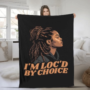 Discover Dreadlocks Dreads Black Queen Fleece Blankets