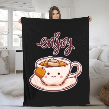 Discover Embrace the Joy of Tea with Our Collection Fleece Blankets