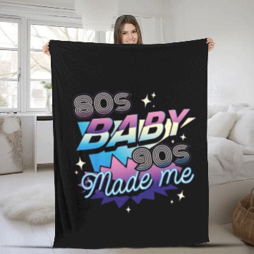 Discover 80s music,80s fashion lovers Fleece Blankets