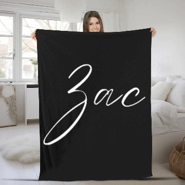 Discover Zeus Name with Z Boy Name Birth Baby Shower Boy Fleece Blankets