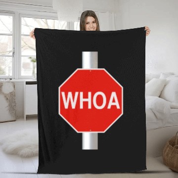 Discover woah surprise Fleece Blankets