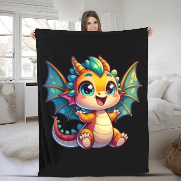 Discover Baby Dragon Fleece Blankets